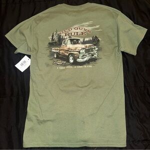 Old Guys Rule Green T-Shirt Men’s Medium